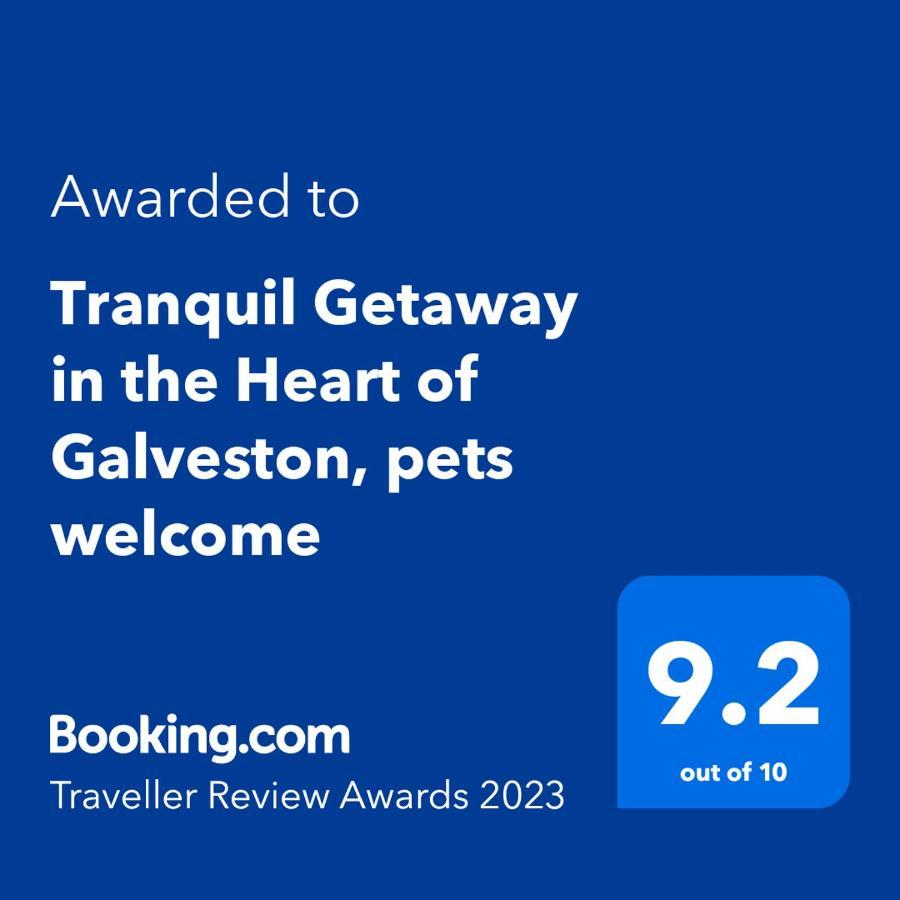 Tranquil Getaway In The Heart Of Galveston, Pets Welcome Exterior photo